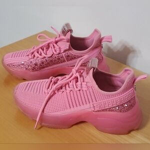 Steve Madden Maxima SM NY90 Pink Stone Sneakers Size 8